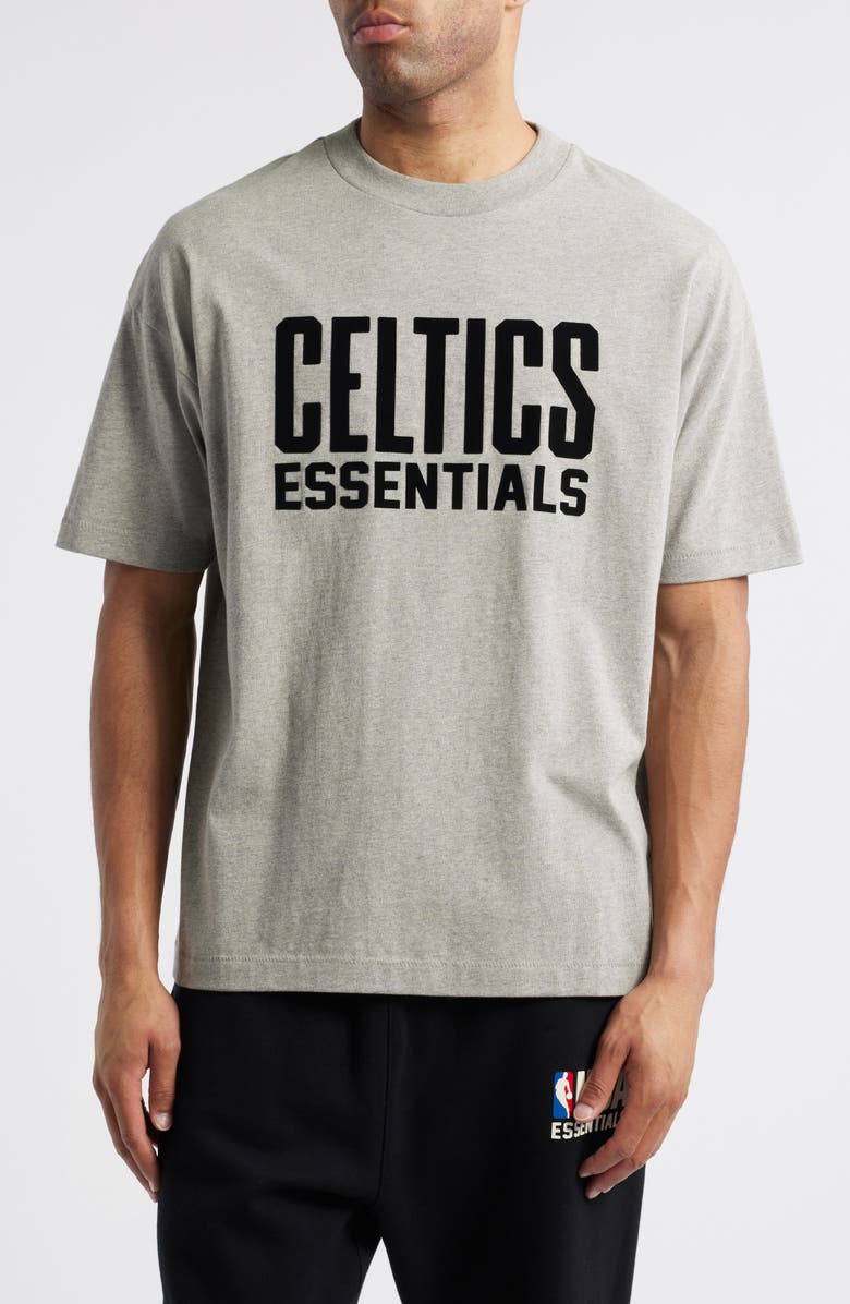 Fear of God Essentials x NBA Boston Celtics Graphic T-Shirt, Main, color, 