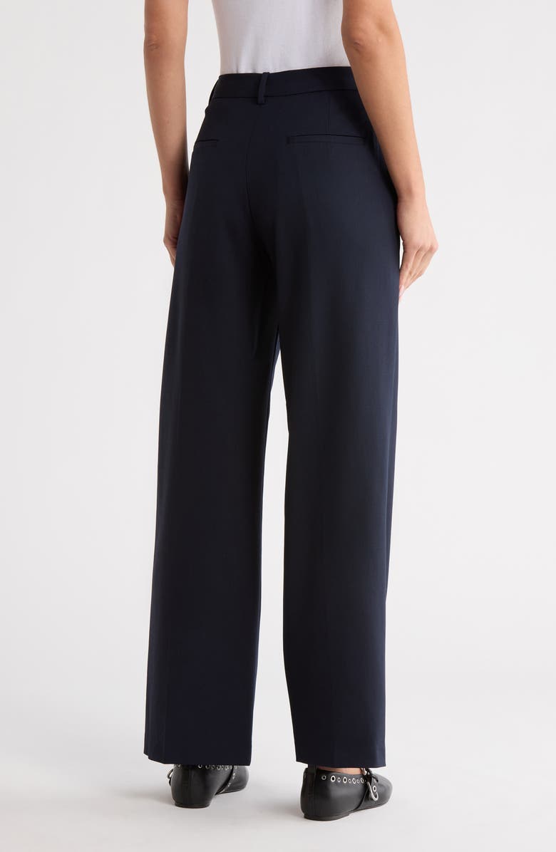 rag & bone Andi Stretch Wool Trousers, Alternate, color, Dark Navy