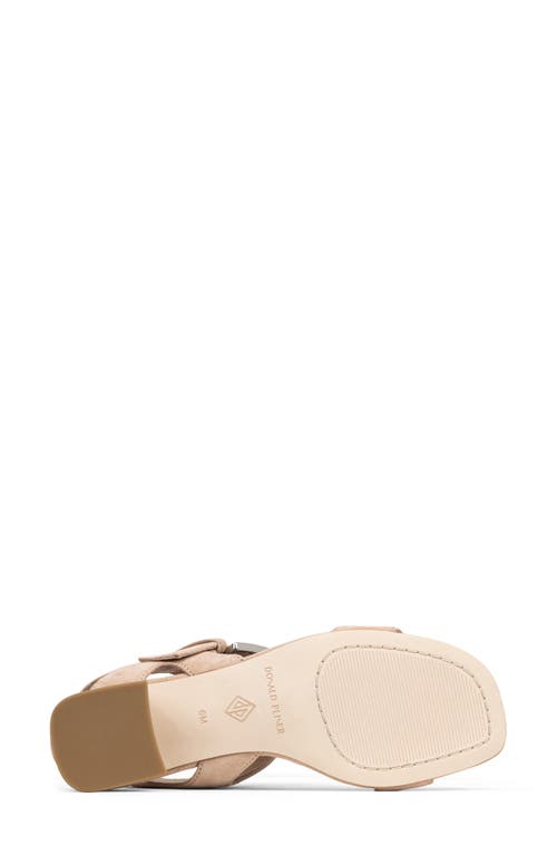 DONALD PLINER DONALD PLINER CROC EMBOSSED HEEL SANDAL 
