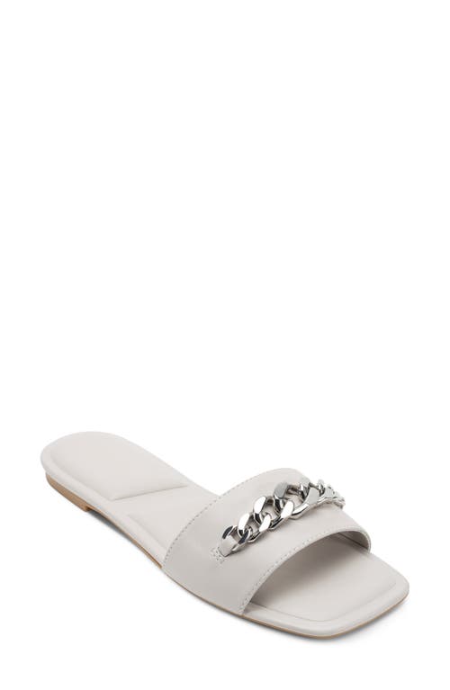 Dkny Dania Slide Sandal In Soft White