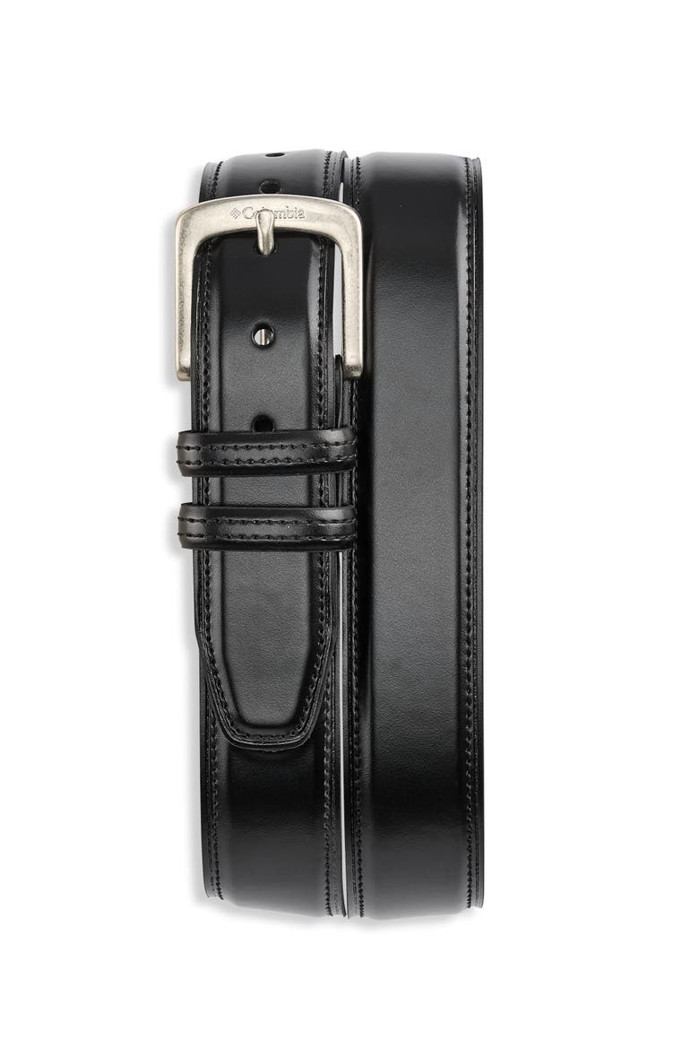 Big & Tall Drop Edge Belt, Main, color, BLACK