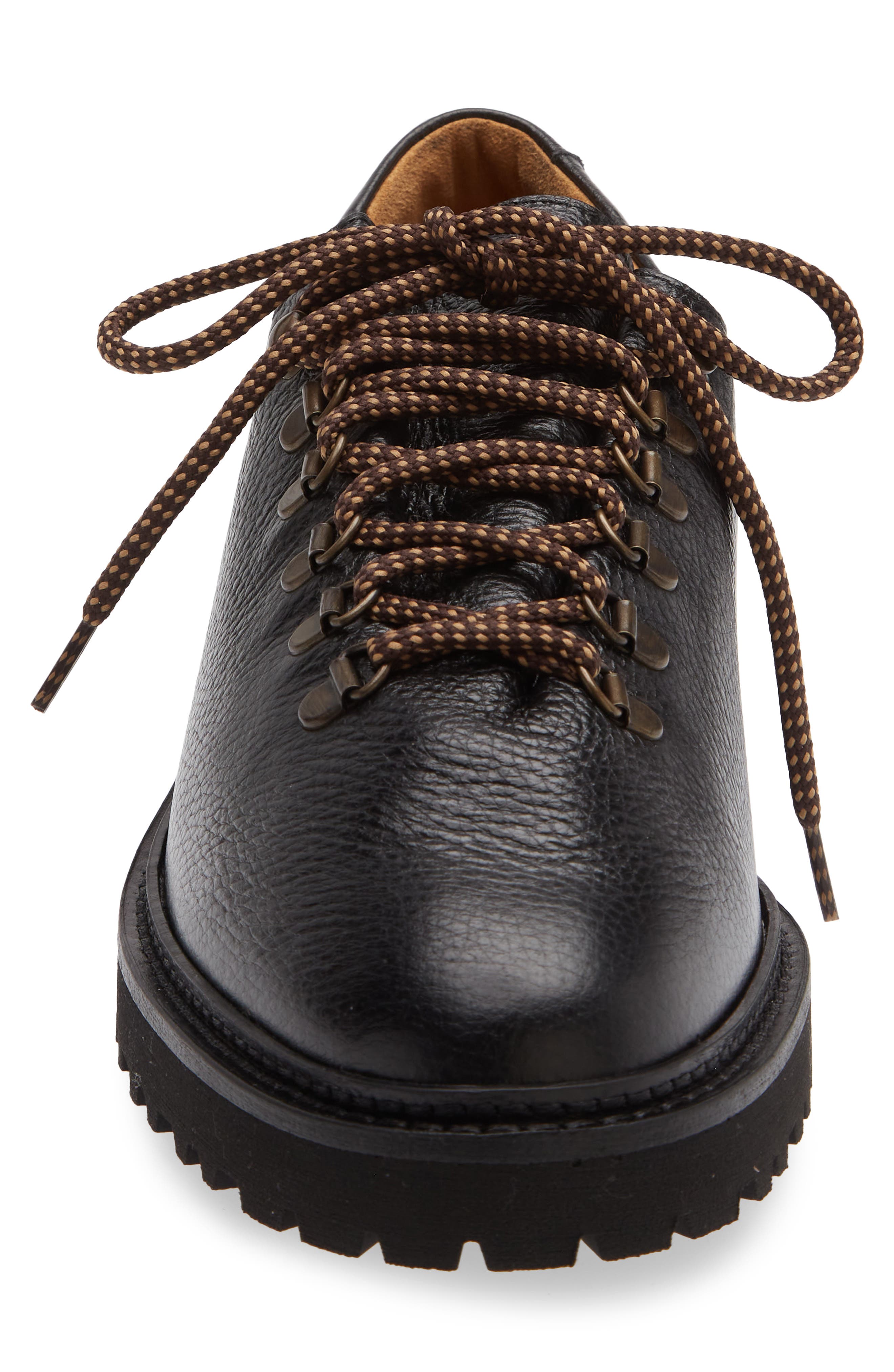 JACQUES SOLOVIERE Rasmus Lug Sole Wholecut Shoe, Alternate, color, Black