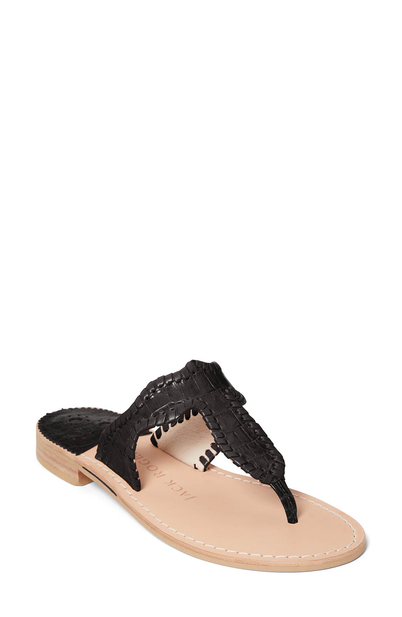 Jack Rogers Jackie Embossed Flip Flop, Main, color, 