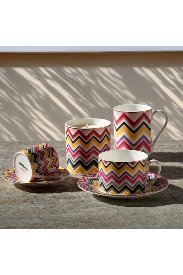 Coffee Cup & Saucer Set Of 2 In Luxury Box, Alternate, color, Red