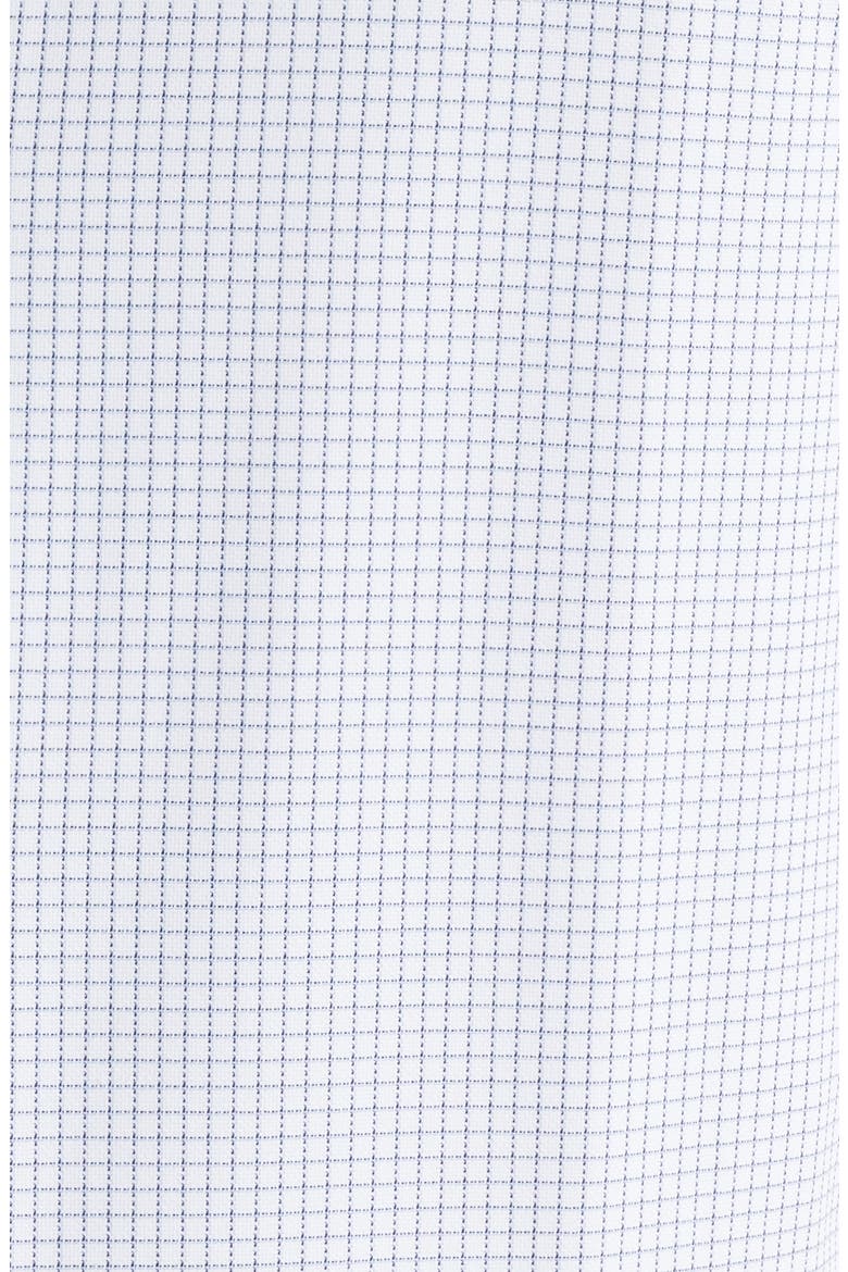 Hank Slim Fit Microcheck Stretch Dress Shirt, Alternate, color, DK BU