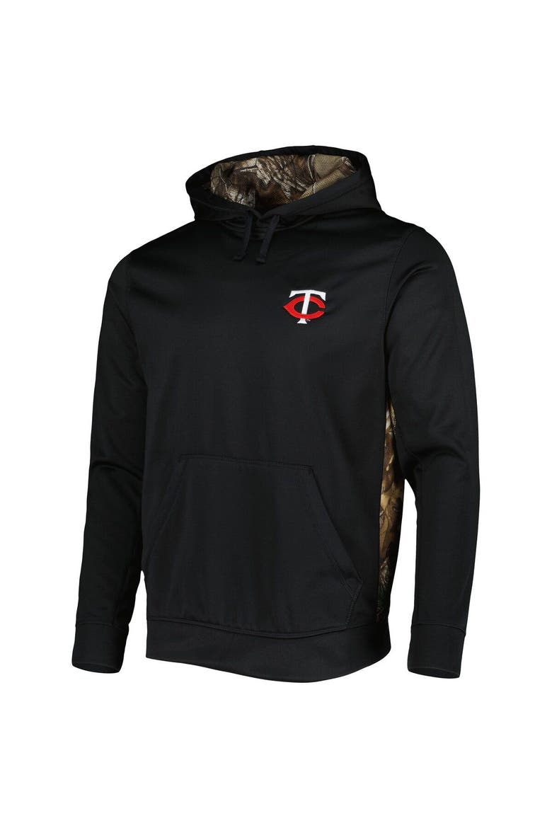Men's Dunbrooke Black/Camo Minnesota Twins Ranger Pullover Hoodie, Alternate, color, Black