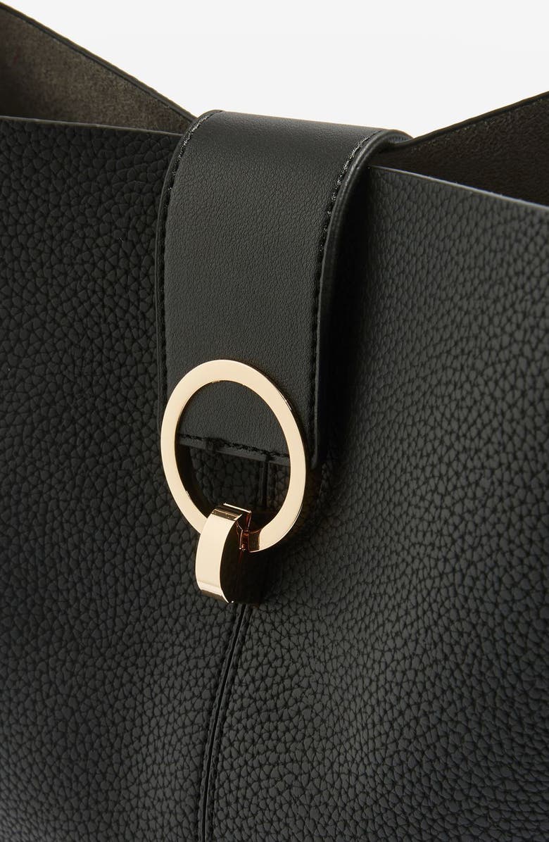 Topshop Harper Faux Leather Hobo, Alternate, color,