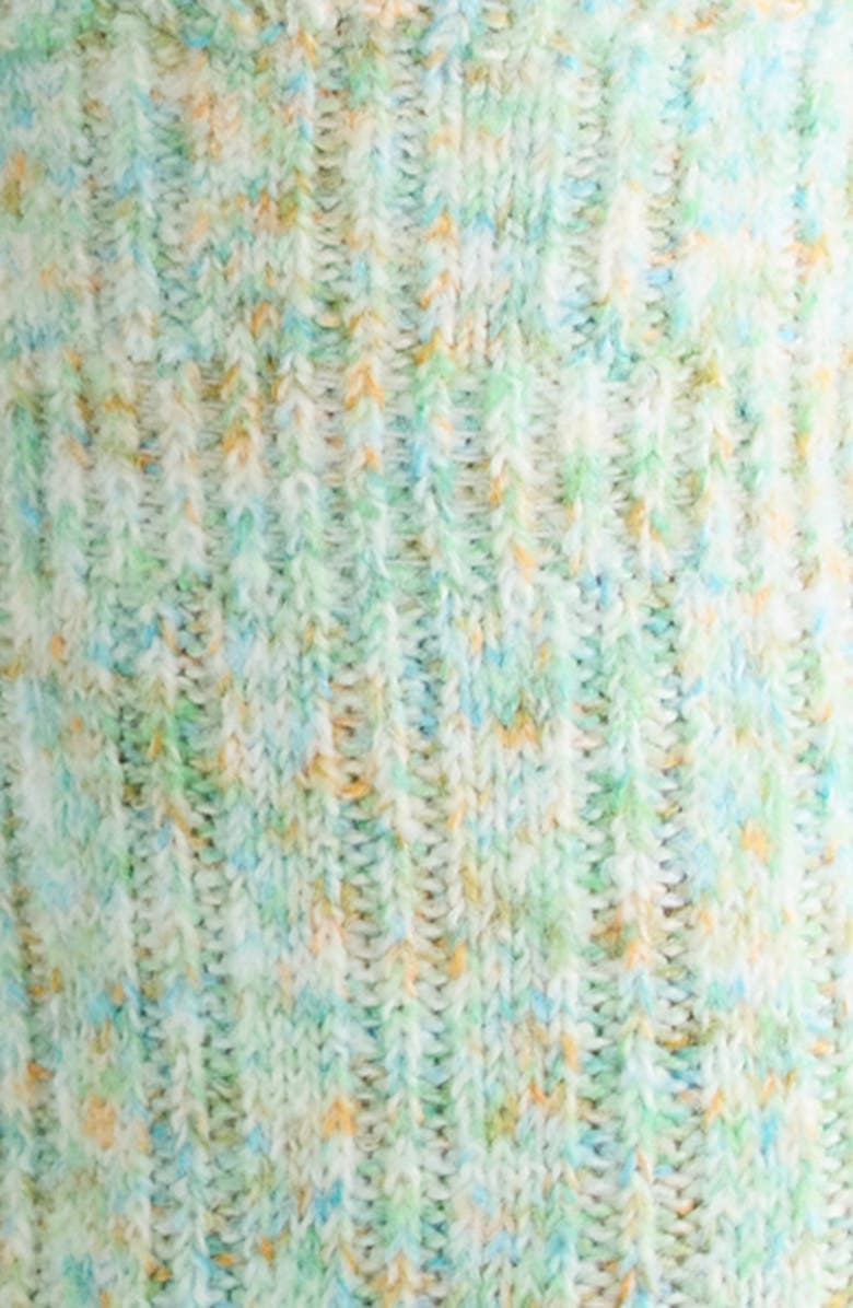 Nordstrom Cozy Scallop Crew Socks, Alternate, color, Green