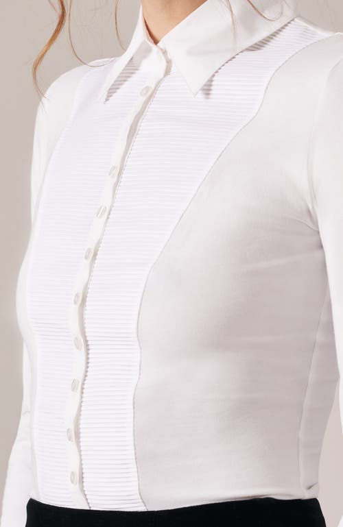 Anne Fontaine Clodie Blouse In White