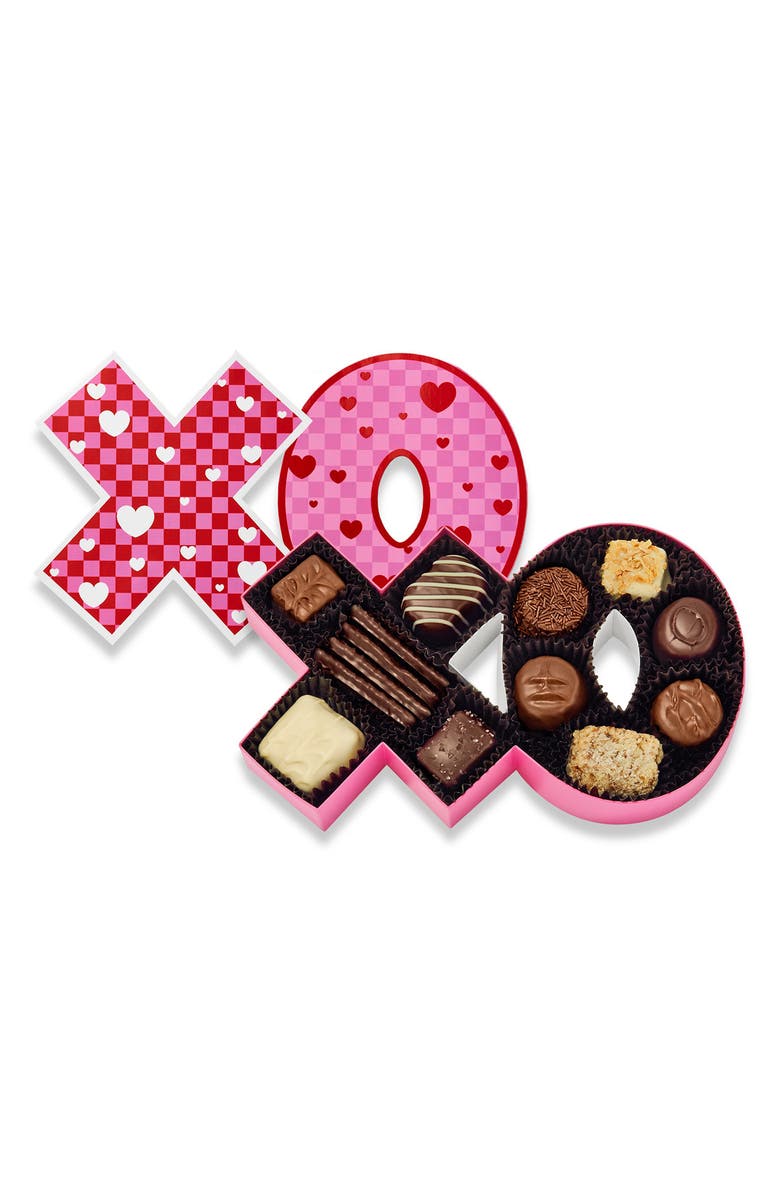 See's Candies XOXO 14-Piece Assorted Chocolate Box, Main, color, 