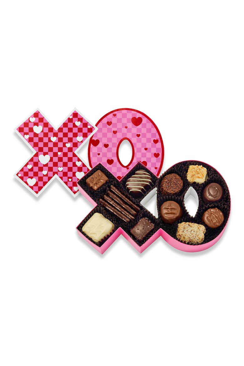 Milky Raspberry Colors See's Candies XOXO 14-Piece Assorted Chocolate Box | Nordstrom
