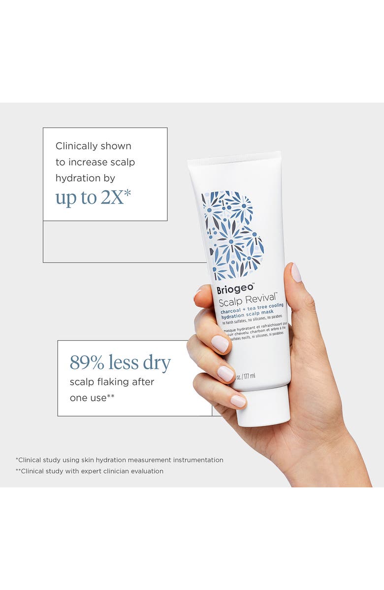 Briogeo Scalp Revival<sup>™</sup> Charcoal + Tea Tree Cooling Hydration Mask for Dry, Itchy Scalp, Alternate, color, 