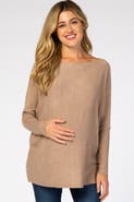 PinkBlush Soft Knit Boatneck Dolman Sleeve Sweater