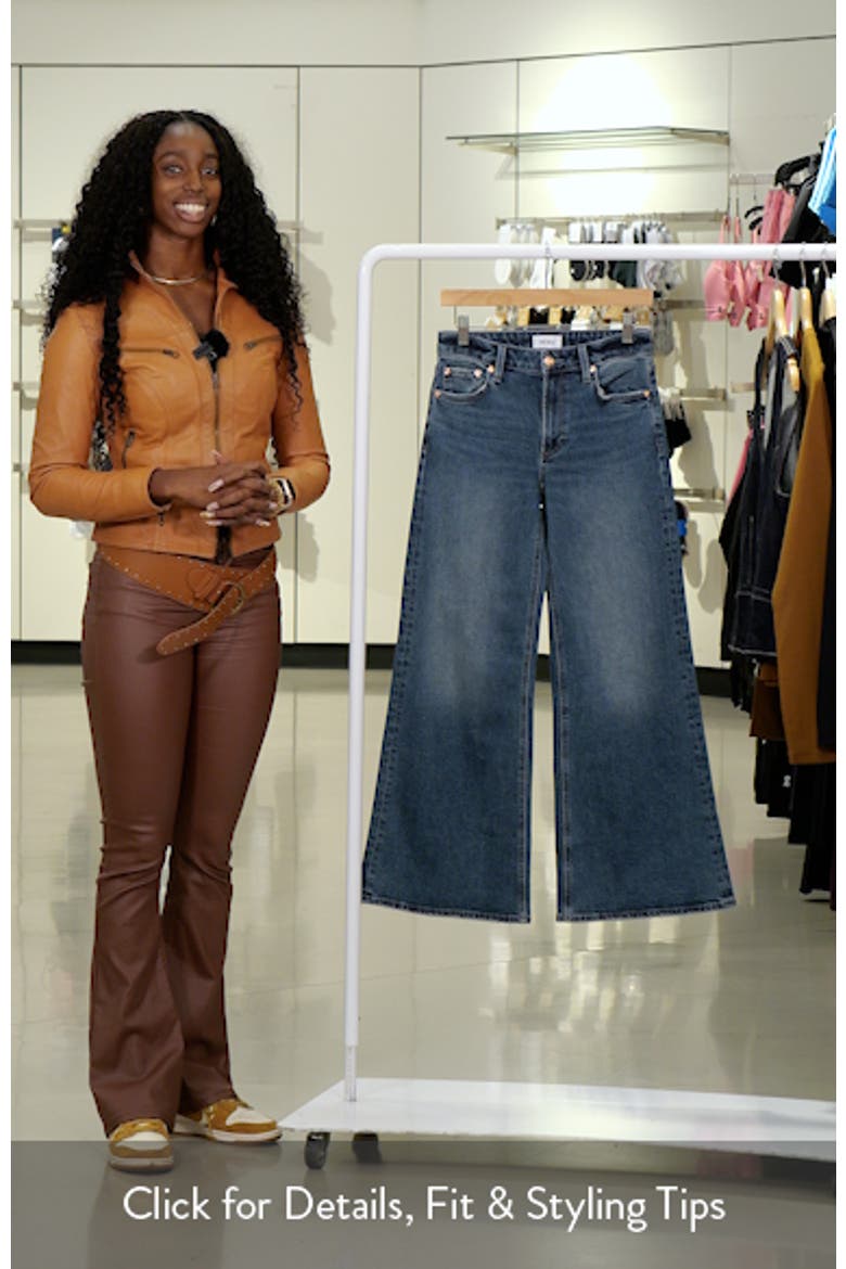 Vivian High Waist Wide Leg Petite Jeans video