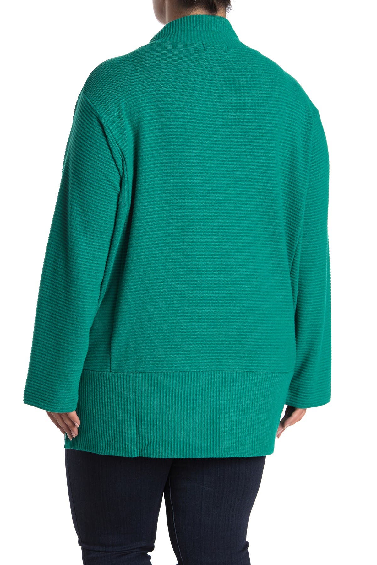 MELLODAY Mock Neck Rib Knit Sweater (Women) | Nordstromrack