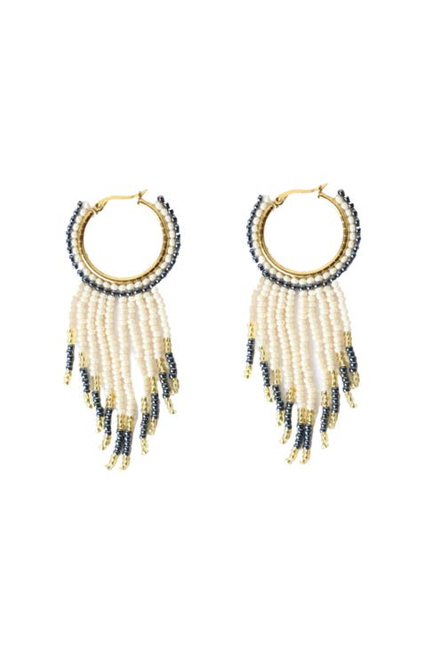 Marquee Fringe Embera Earrings