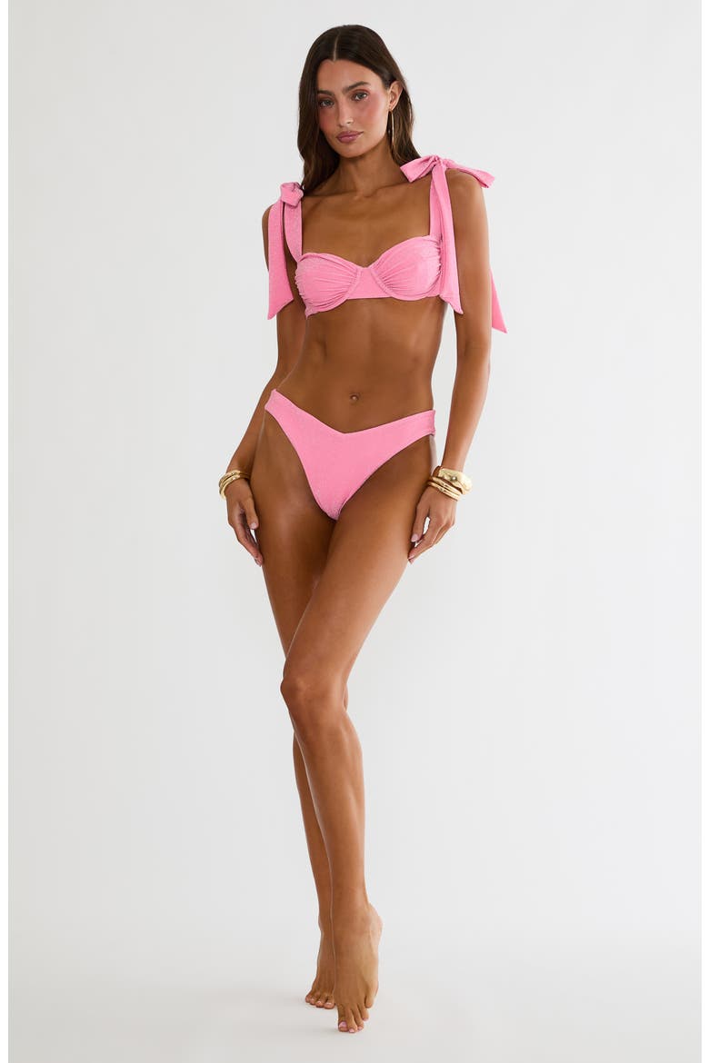 Drea Underwire Bikini Top, Alternate, color, SHORELINE PINK SHINE