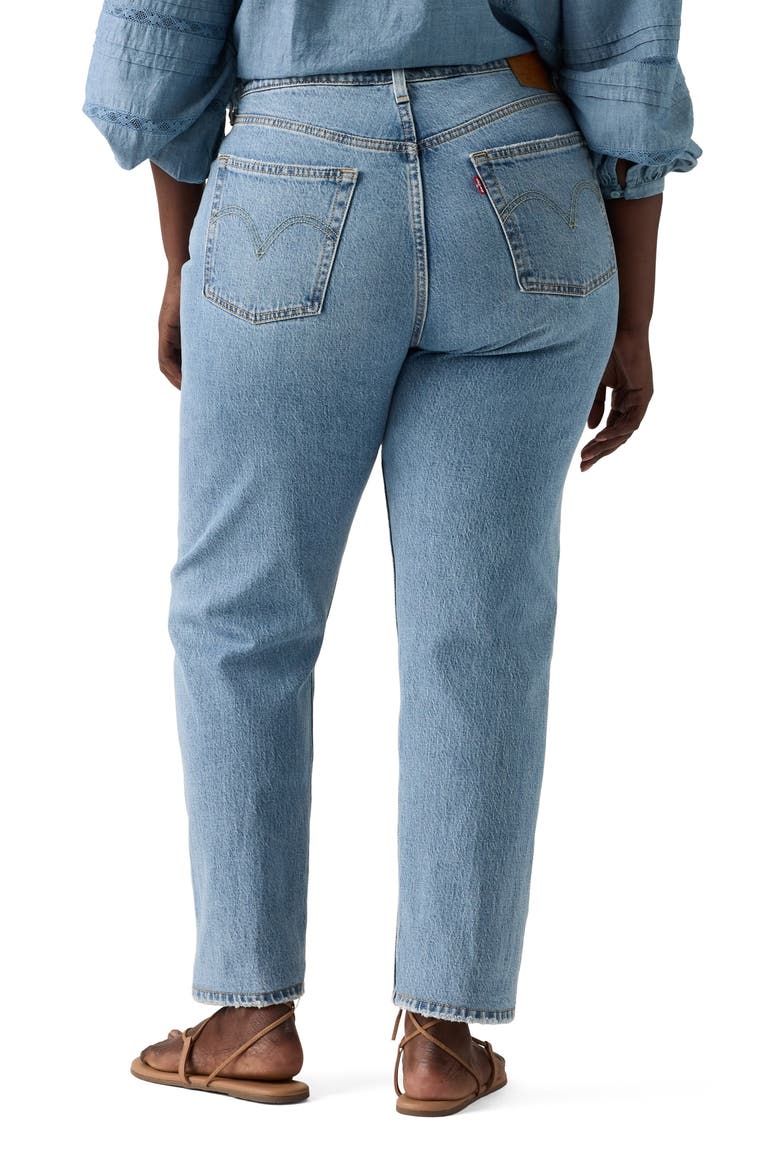 501® Crop Straight Leg Jeans, Alternate, color, WHERE TO NOW NDX