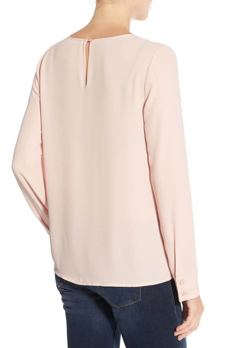 Halogen<sup>®</sup> Ruffle Front Blouse, Alternate, color, 