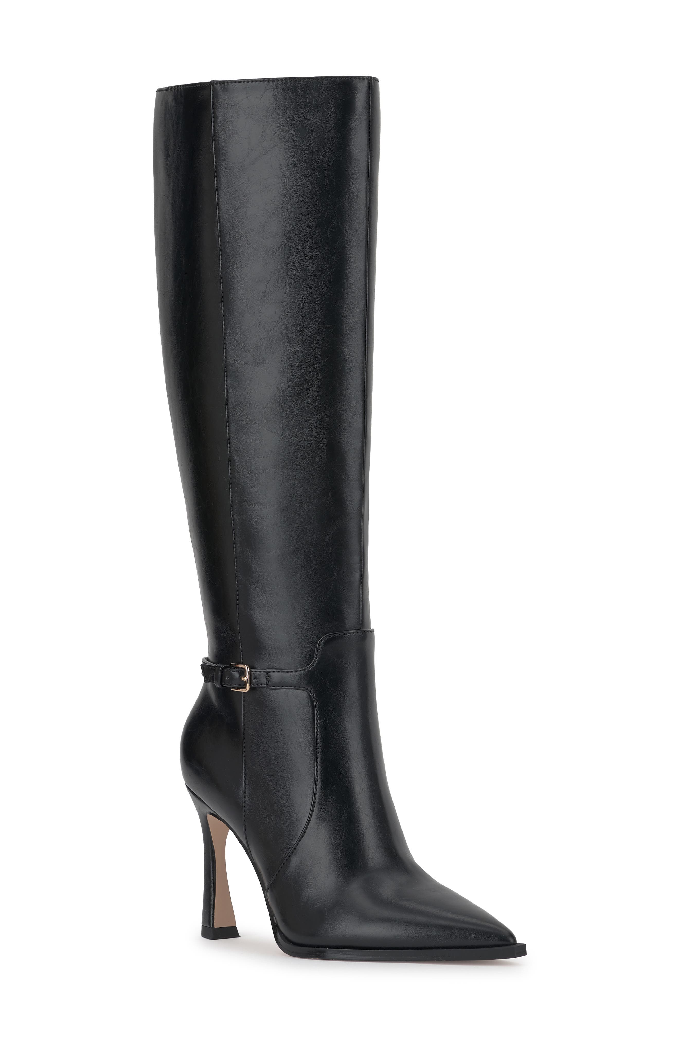 Soavel Knee High Boot, Main, color, BLACK