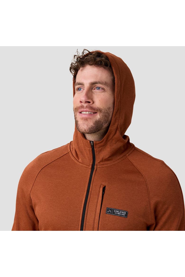 Unisex Baseline Midlayer Fleece Jacket, Alternate, color, Brick