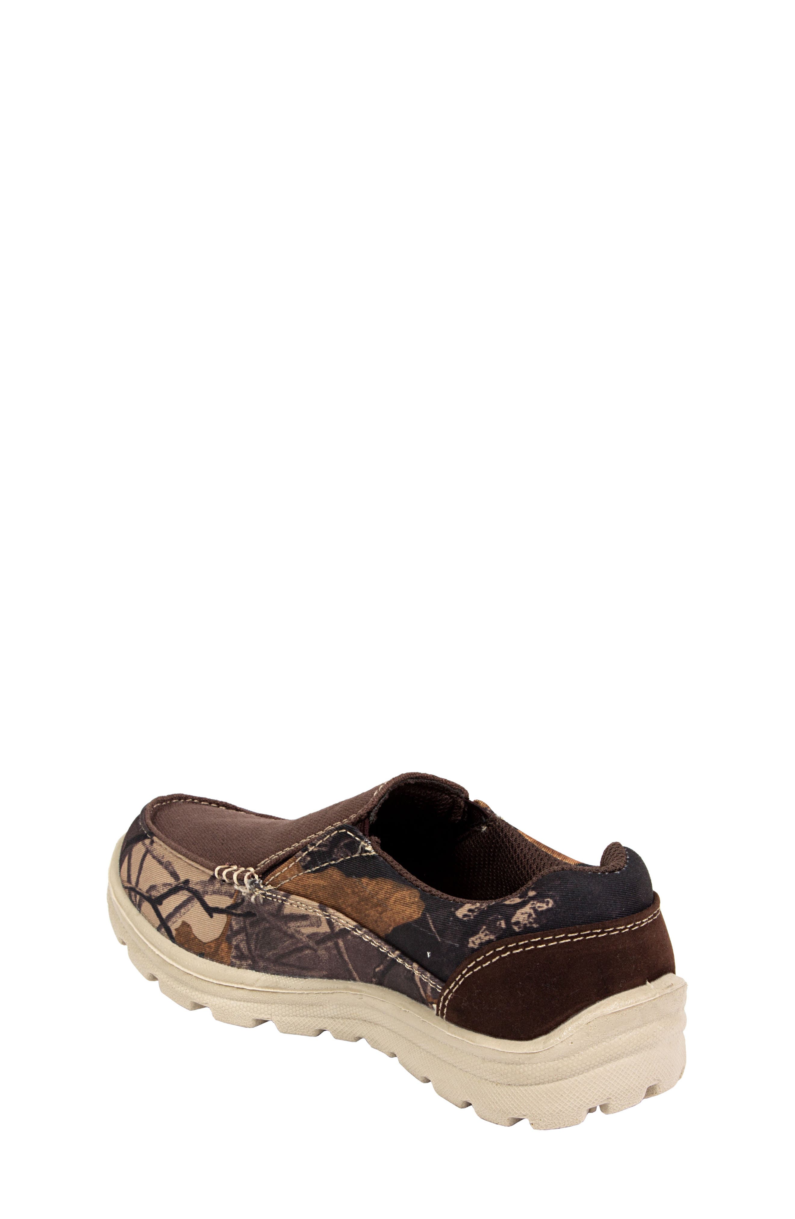 Kids' Alvin Casual Slip-On Sneaker, Alternate, color, BROWN/ BROWN CAMO