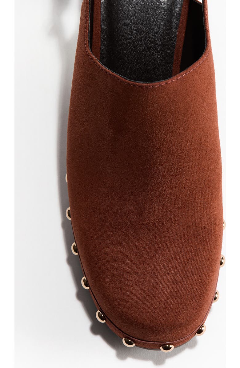 H&M Heeled Clogs, Alternate, color, Brown