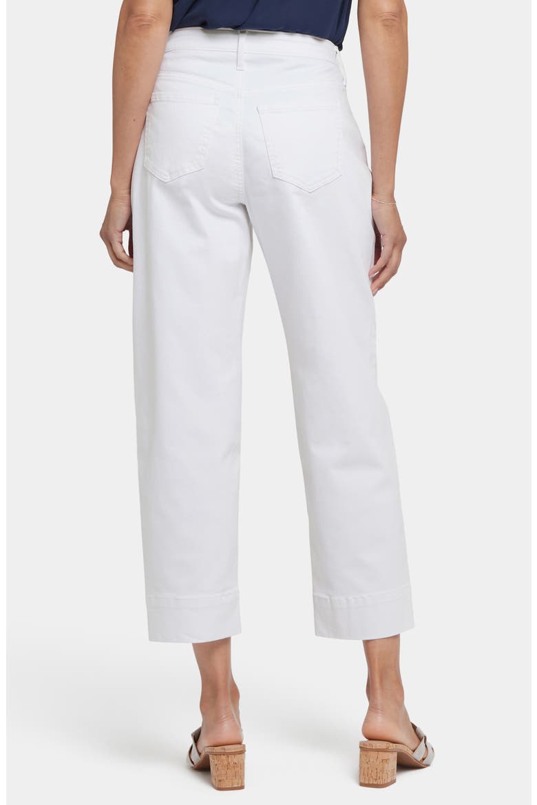 Pleated High Waist Ankle Balloon Jeans, Alternate, color, OPTIC WHITE