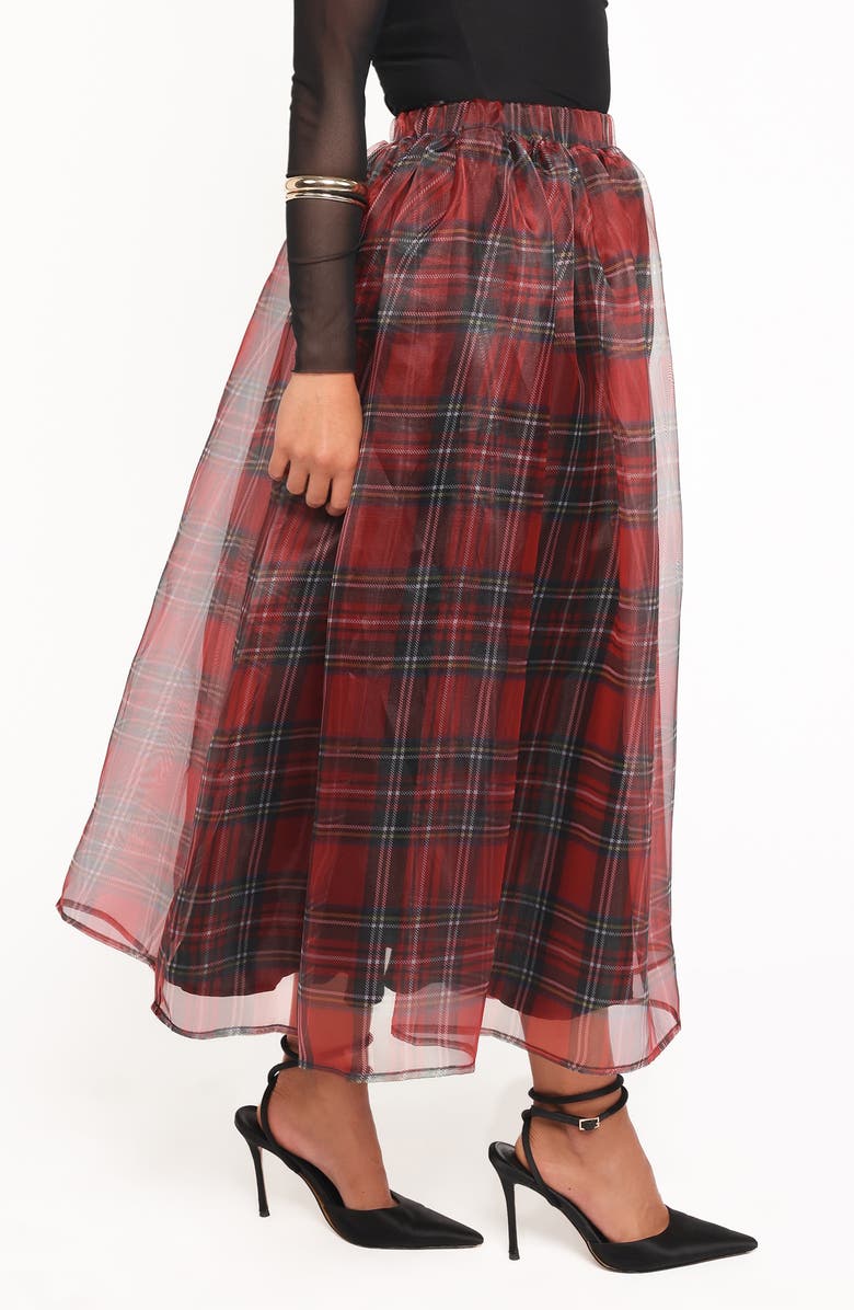 Petal
Pup Bonita Plaid A-Line Midi Skirt, Alternate, color, Red Plaid