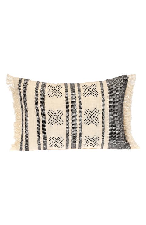 Geometric Lumbar Accent Pillow