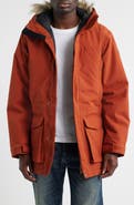 Fjällräven Nuuk Lite Waterproof Parka With Faux Fur Trim