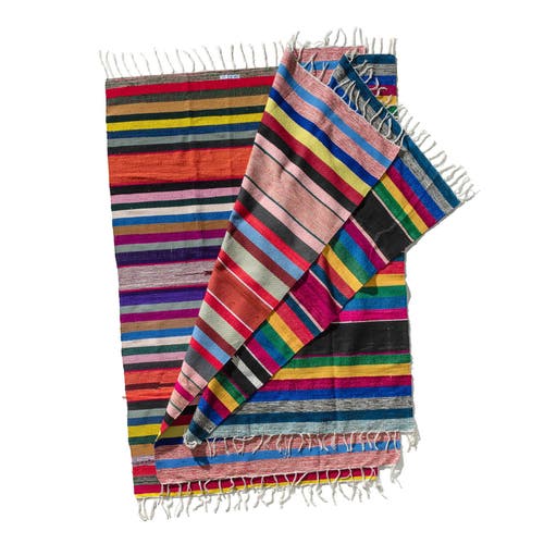 Puebco Surplus Yarn Rug In Multi-color