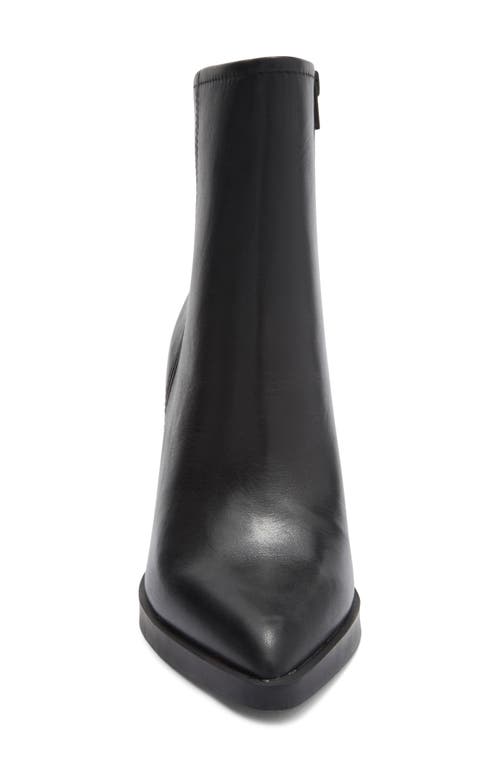 Steve Madden Harden Pointed Toe Bootie In Black
