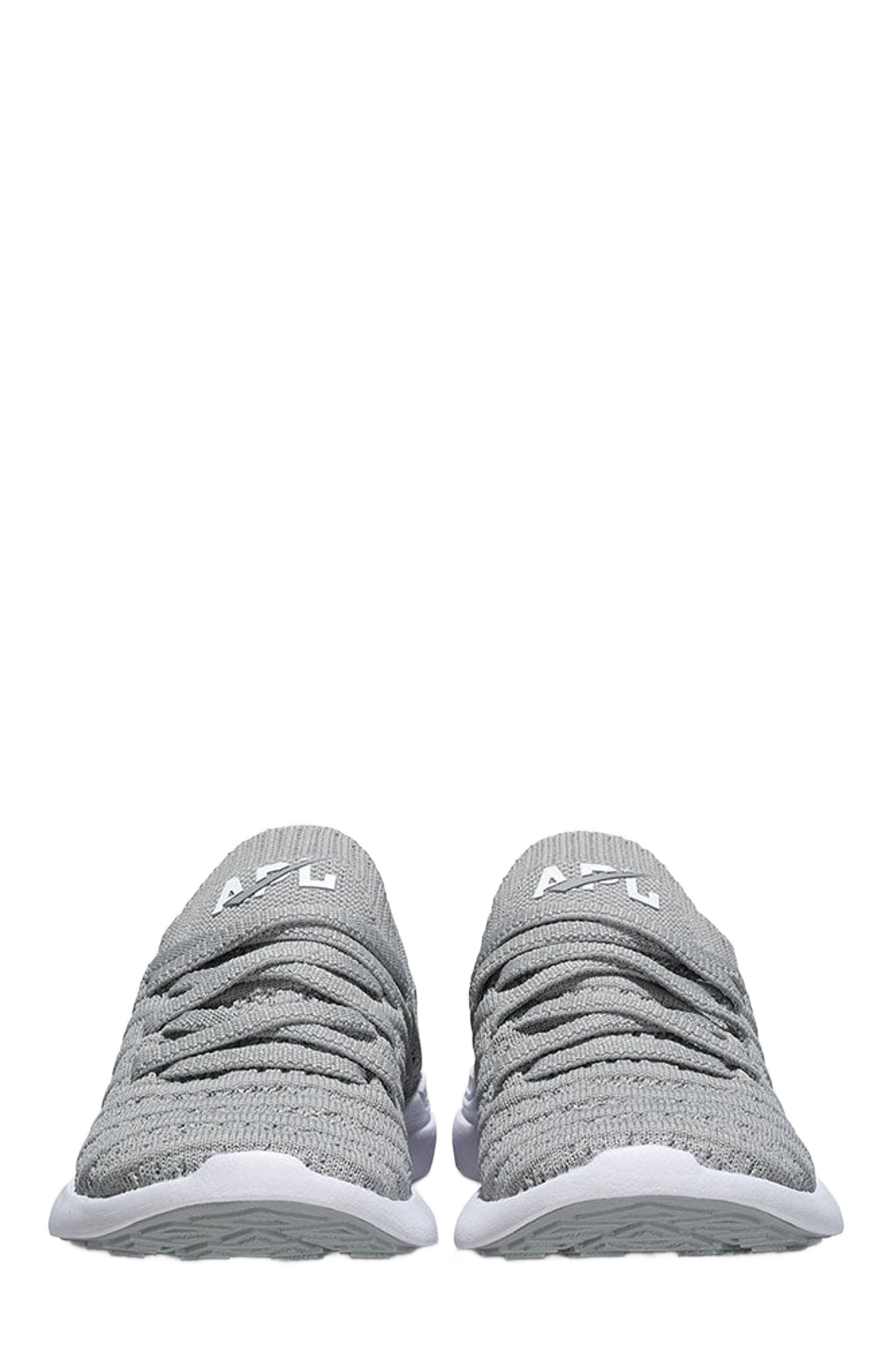 Youth's TechLoom Wave Sneakers, Alternate, color, Cement / White