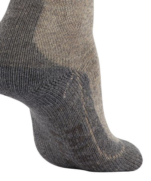 Falke Tk1 Adventure Wool Hiking Socks In Brown