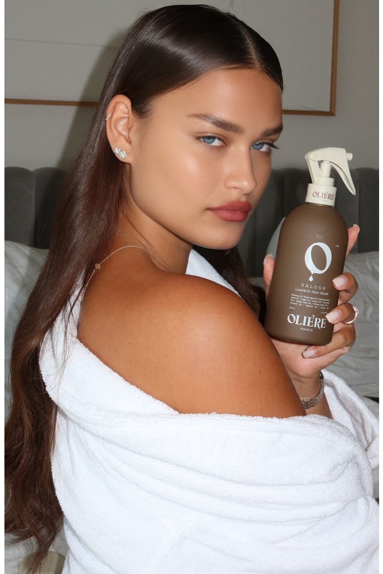 Valour Restorative Smoothing Leave-In Hair Mask, Alternate, color, Brown