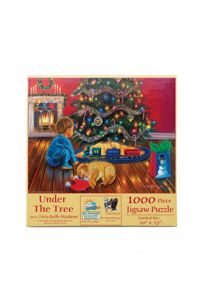 Under the Tree 1000 piece Jigsaw Puzzle for Adults, Alternate, color, Multicolor