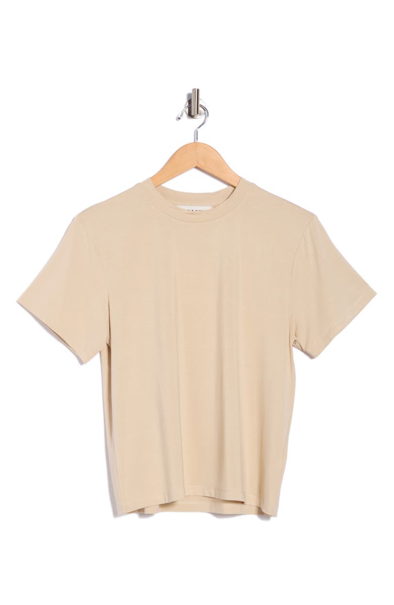 TWP Joey Crewneck T-Shirt, Main, color, Khaki