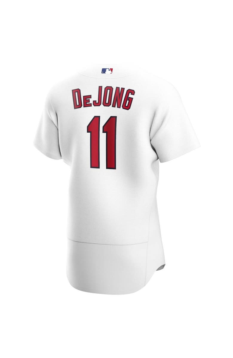 Nike Men's Nike Paul DeJong White St. Louis Cardinals Home Authentic Player Jersey, Alternate, color, 