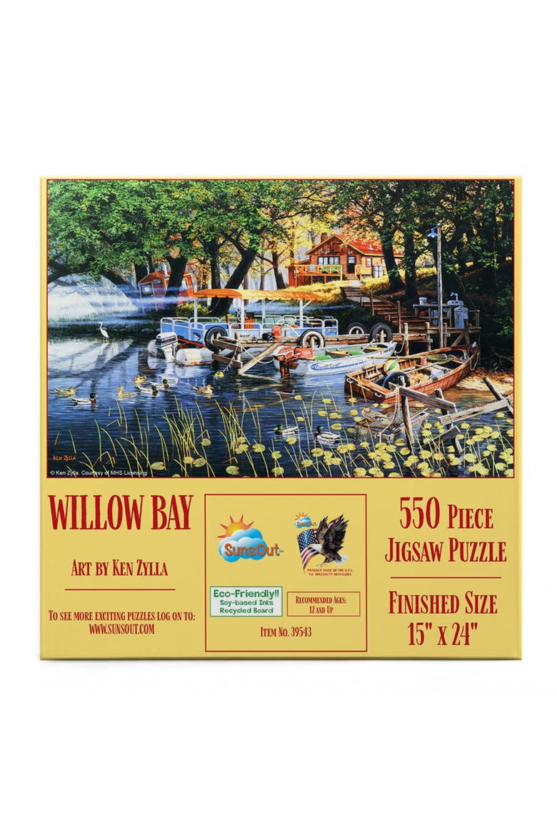 Willow Bay 550 piece Jigsaw Puzzle for Adults, Alternate, color, Multicolor