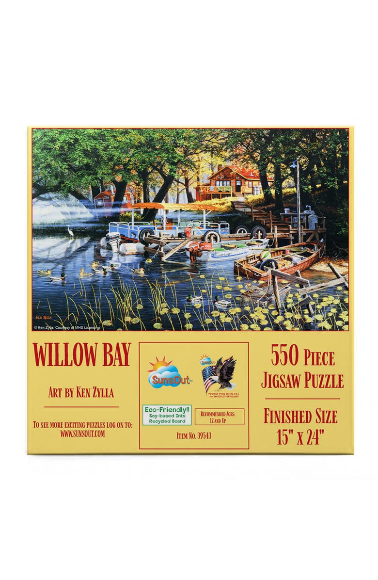 Sunsout Willow Bay 550 piece Jigsaw Puzzle for Adults, Alternate, color, Multicolor