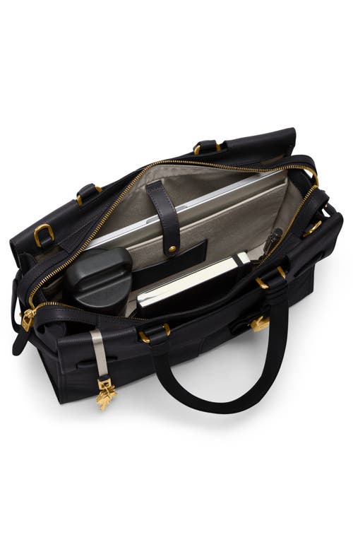 Tumi Medium Agent Leather Tote In Black