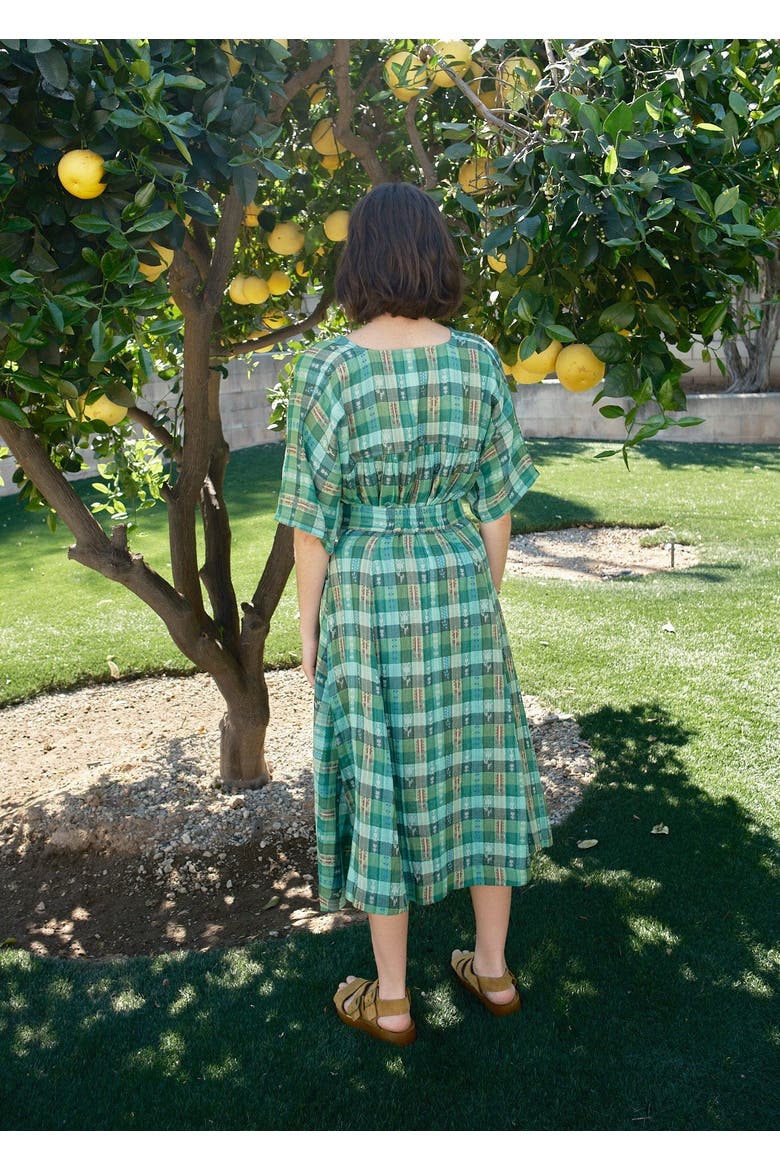 Gertie Skirt Button Front Midi Skirt, Alternate, color, Garden