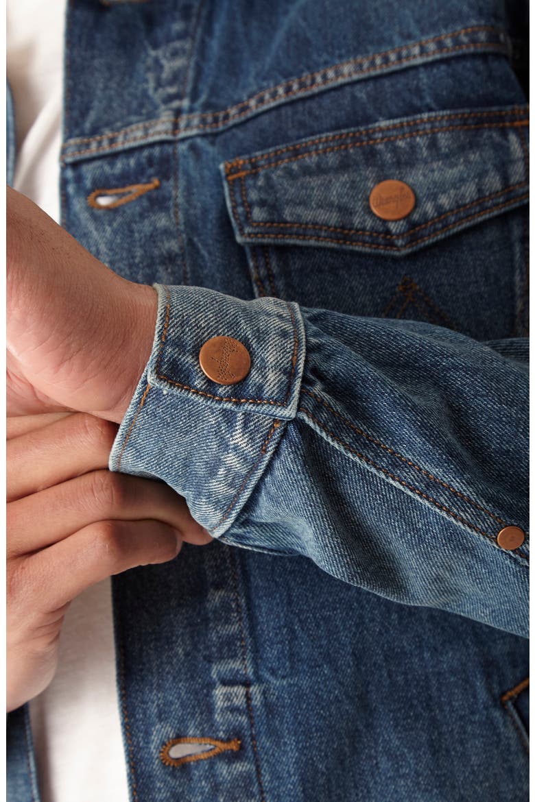 Cotton & Hemp Denim Jacket, Alternate, color, HEMP LIGHT