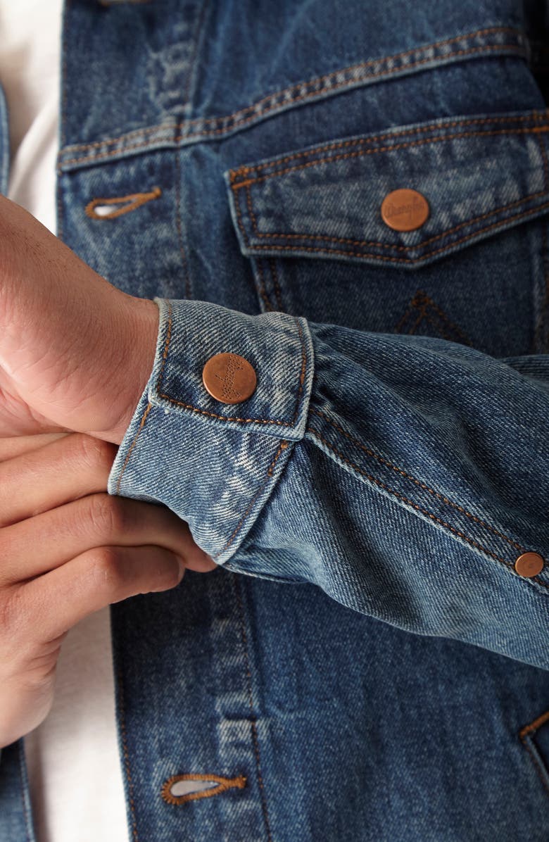 Wrangler Cotton & Hemp Denim Jacket, Alternate, color,