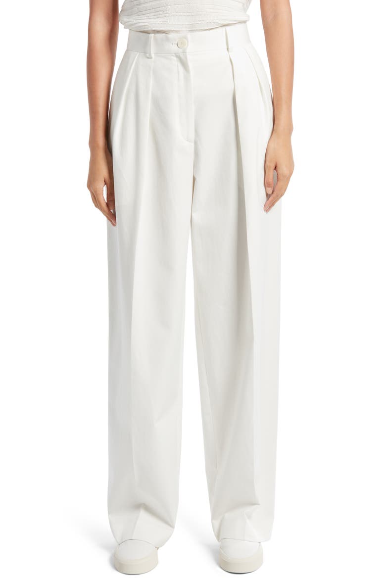Igor Washed Cotton Pants, Main, color, OFF WHITE