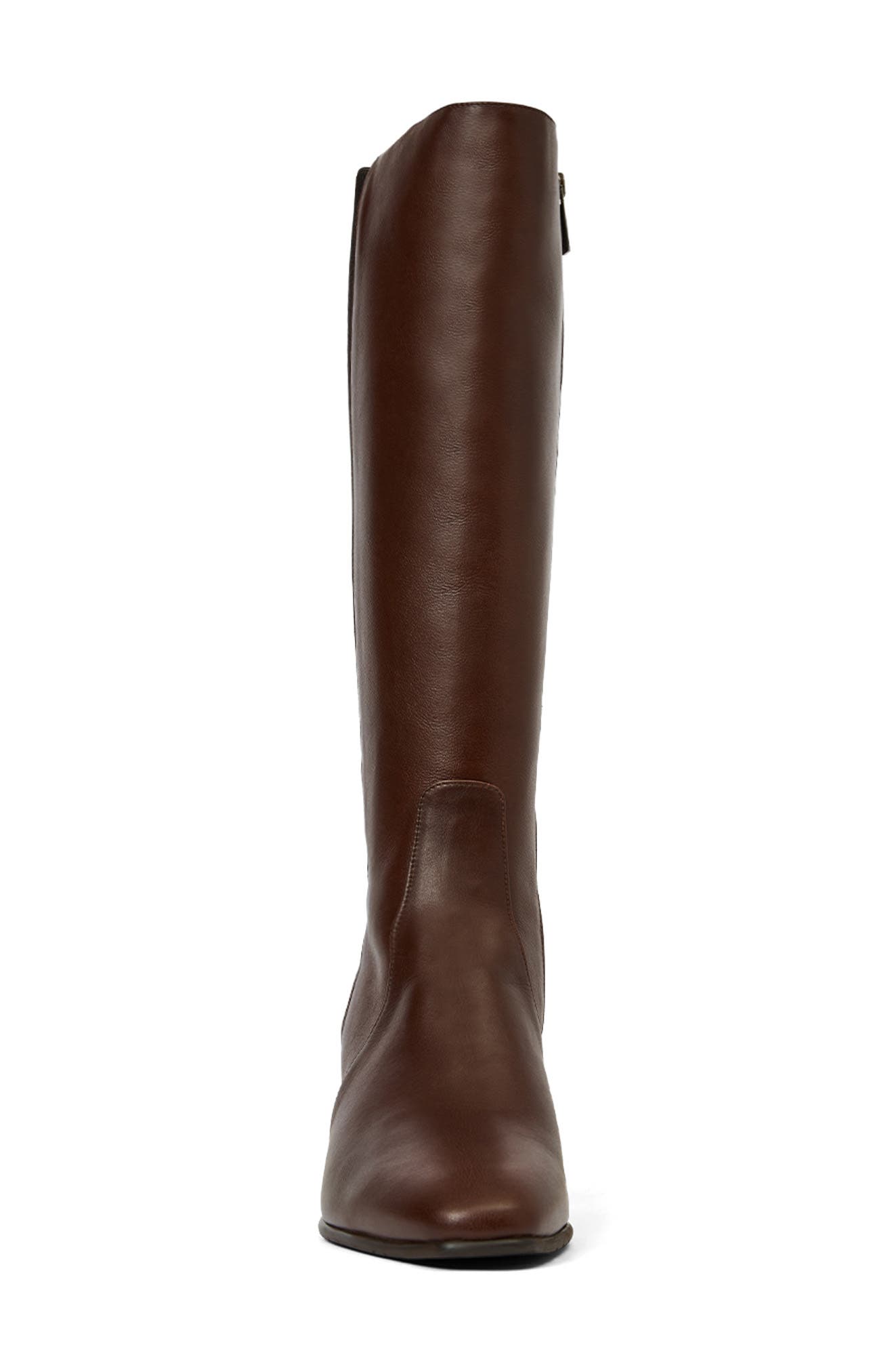Frisa Weatherproof Knee High Boot, Alternate, color, CHOCOLATE LEATHER