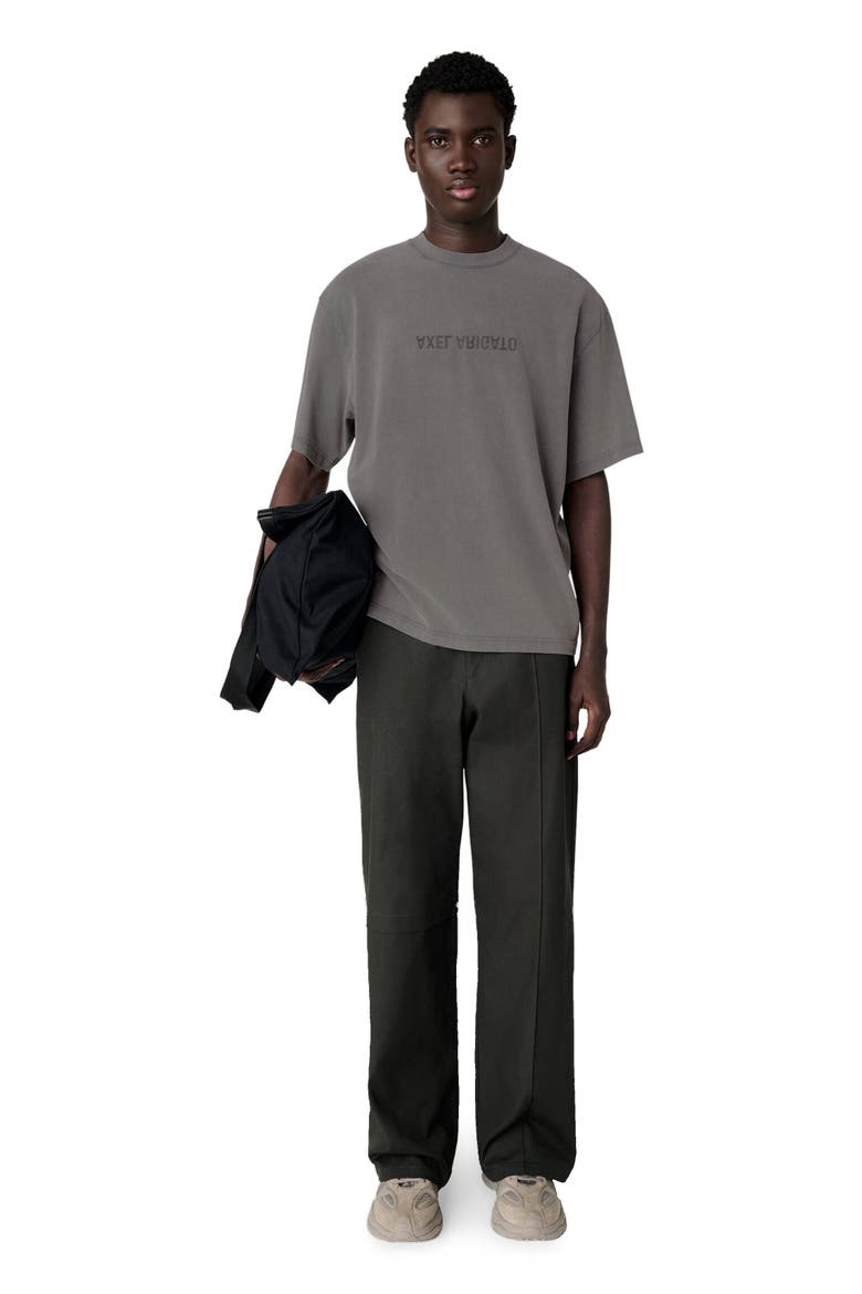 Distort Washed T-Shirt, Main, color, Steel Grey