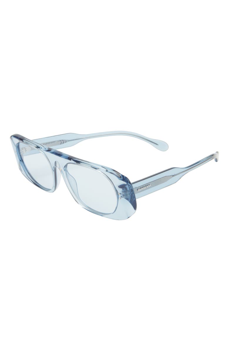Burberry 61mm Square Fashion Glasses, Alternate, color, Rose Gold Blk