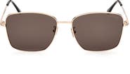 TOM FORD 60mm Gradient Rectangle Sunglasses